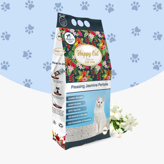 HappyCat Pleasing Jasmine Clumping Cat Litter Sand | By Indian Cat Litter