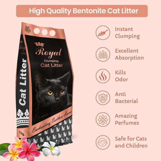 Royal Clumping Cat Litter Combo Pack 10kg | Hawaiian Breeze & Earthen Aroma